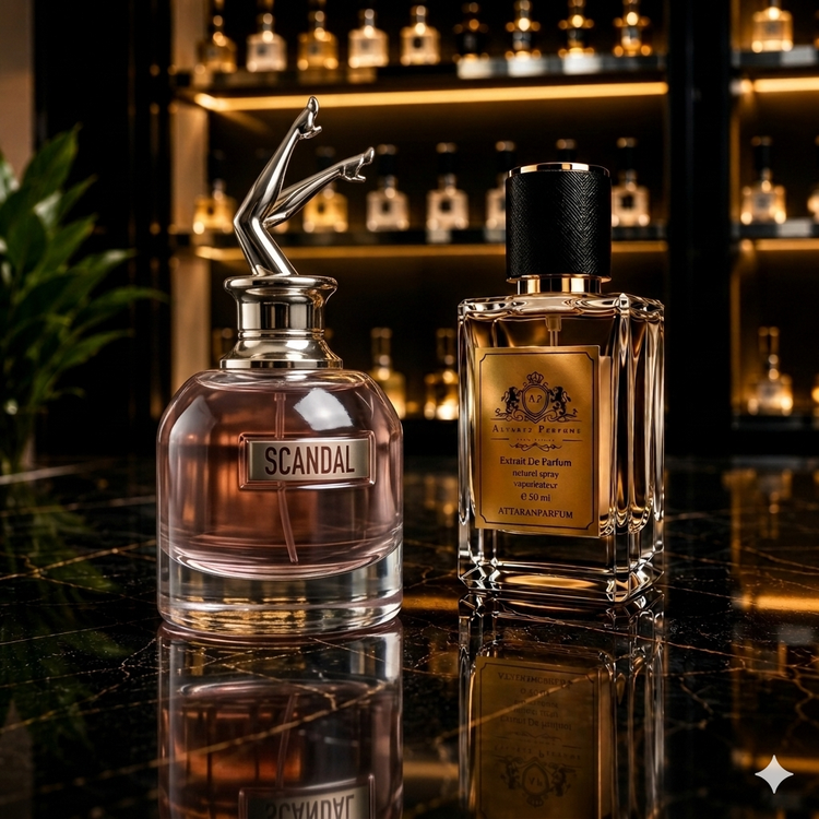 عطر ژان پل گوتیه اسکندال زنانه Jean Paul Gaultier Scandal با رایحه شیرین، عسلی و گلی مناسب بانوان و استفاده در مهمانیها و فصول سرد سال.