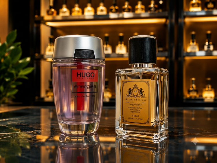 عطر هوگو بوس انرژی Hugo Boss Energise با رایحه خنک، آروماتیک و چوبی مناسب آقایان و استفاده در بهار و تابستان.