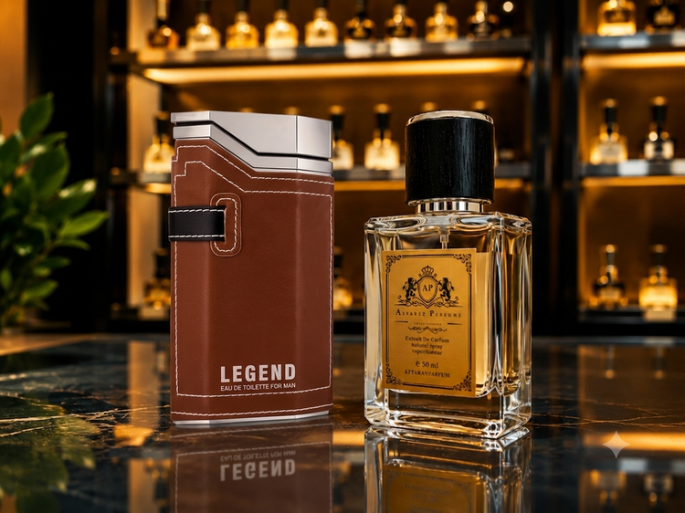 عطر امپر لجند قهوهای Emper Legend Brown با رایحه گرم، چوبی و ادویهای مناسب آقایان و استفاده در پاییز و زمستان.