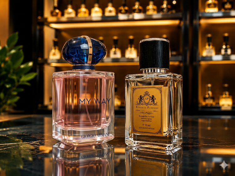 عطر جورجیو آرمانی مای وی Giorgio Armani My Way با رایحه شکوفه پرتقال، گل مریم، وانیل و مشک سفید مناسب بانوان و استفاده در تمام فصول سال.