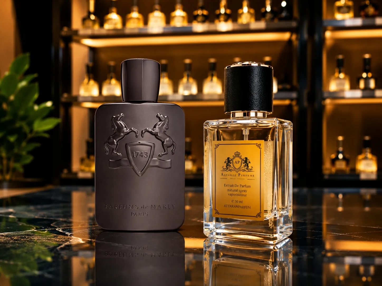 عطر پارفومز دی مارلی هیرود Parfums de Marly Herod با رایحه تنباکو، وانیل و ادویه‌های گرم مناسب آقایان و استفاده در فصول سرد سال.