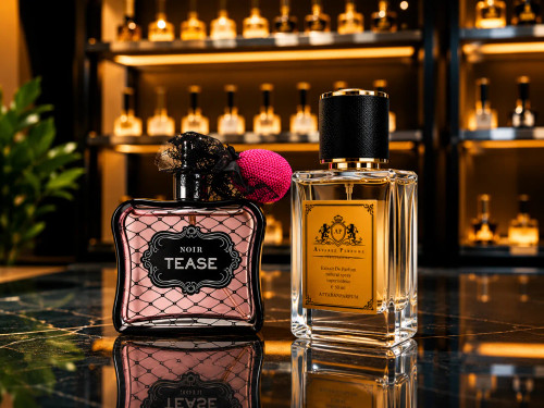 عطر ویکتوریا سکرت نویر تیز Victoria's Secret Noir Tease با رایحه شیرین، وانیلی و گلی مناسب بانوان و استفاده در مهمانیها و فصول خنک سال.