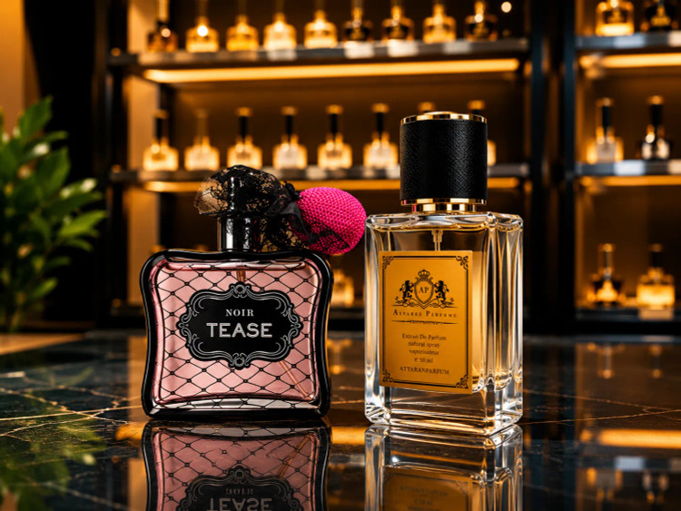 عطر ویکتوریا سکرت نویر تیز Victoria's Secret Noir Tease با رایحه شیرین، وانیلی و گلی مناسب بانوان و استفاده در مهمانیها و فصول خنک سال.