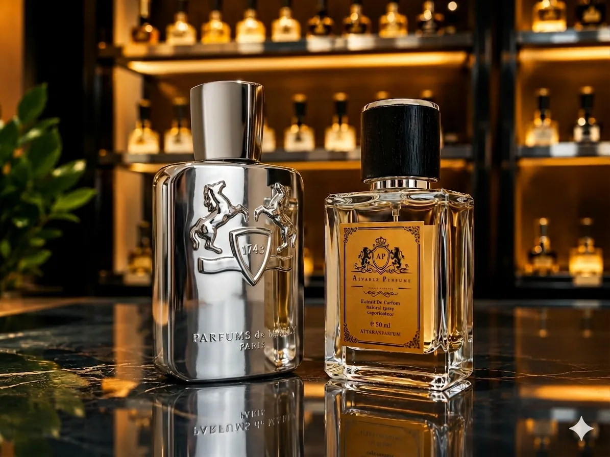 عطر پارفومز دی مارلی پگاسوس Parfums de Marly Pegasus با رایحه بادامی، وانیلی و چوبی مناسب آقایان و استفاده در مهمانی‌ها و فصول سرد سال.