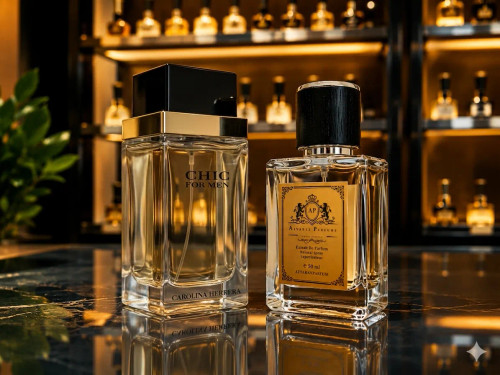 عطر کارولینا هررا شیک مردانه Carolina Herrera Chic for Men با رایحه ادویهای، چوبی و گرم مناسب آقایان و استفاده روزمره و رسمی.