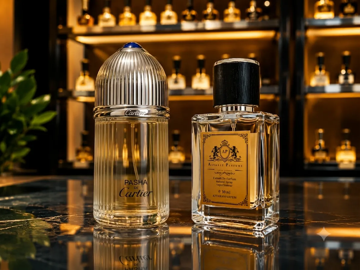 عطر کارتیر پاشا Cartier Pasha de Cartier با رایحه آروماتیک، چوبی و ادویه‌ای مناسب آقایان و استفاده در محیط‌های رسمی و روزمره.