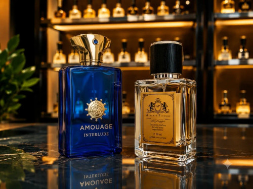 عطر آمواج اینترلود مردانه Amouage Interlude Man با رایحه دودی، شرقی و چوبی مناسب آقایان و استفاده در پاییز و زمستان.