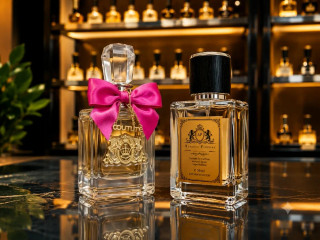عطر ویوا لا جویسی کوتور Viva La Juicy با رایحه شیرین، میوهای و گورماند مناسب بانوان و استفاده در مهمانیها و فصول خنک سال.
