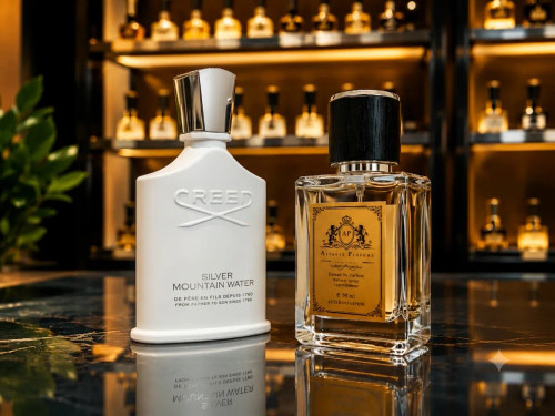 عطر کرید سیلور مونتین واتر Creed Silver Mountain Water با رایحه خنک، چای سبز و مرکبات مناسب آقایان و بانوان و استفاده در بهار و تابستان.