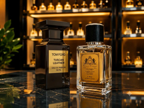 خرید عطر تام فورد توسکان لدر Tom Ford Tuscan Leather با رایحه چرمی، دودی و زعفرانی مناسب آقایان و بانوان و استفاده در پاییز و زمستان.