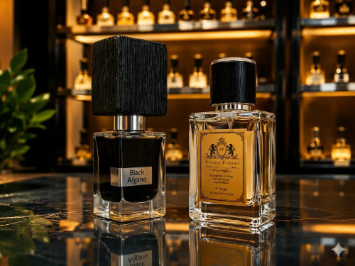 عطر ناسوماتو بلک افغان Nasomatto Black Afgano با رایحه دودی، چوبی، قهوه و تنباکو مناسب آقایان و بانوان و استفاده در پاییز و زمستان.