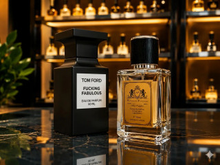 عطر تام فورد فاکینگ فبیولس Tom Ford Fucking Fabulous با رایحه چرم، بادام تلخ، دانه تونکا و چوب کشمیر مناسب آقایان و بانوان و استفاده در پاییز و زمستان.