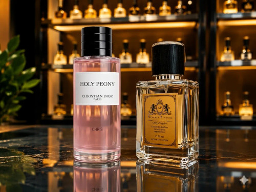 عطر کریستین دیور هولی پیونی Christian Dior Holy Peony با رایحه گل صدتومانی، رز، تمشک و مشک سفید مناسب بانوان و استفاده در بهار و تابستان.