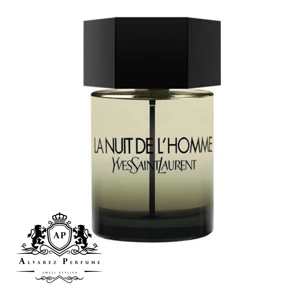 عطر ایو سن لورن لانویت د لهوم Yves Saint Laurent La Nuit de L'Homme با رایحه هل، اسطوخودوس و خس خس مناسب آقایان و استفاده در پاییز و زمستان.